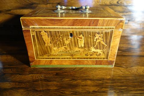 George III tea caddy