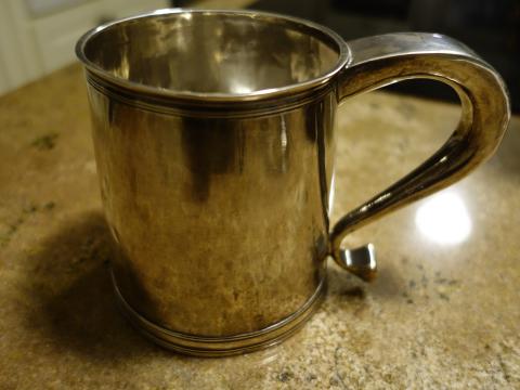 silver mug