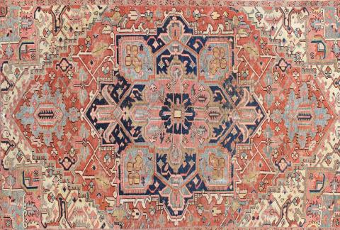 Close-up of center of carpet