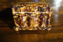 English Regency tortoiseshell tea caddy